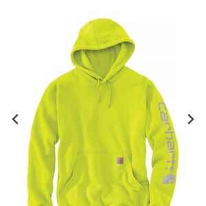 Carhartt Men's Bright Yellow Hoodie